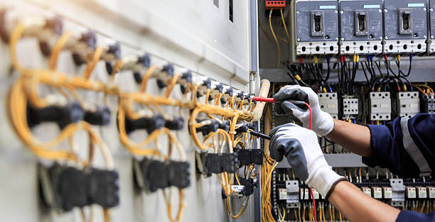 Professional Electrician technician working in Jessup, MD